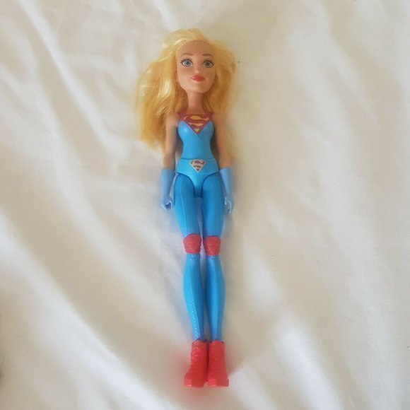 SUPER GIRL DC Superhero Girls 12" Plastic Action Figure Toy DOLL Mattel - Picture 4 of 12